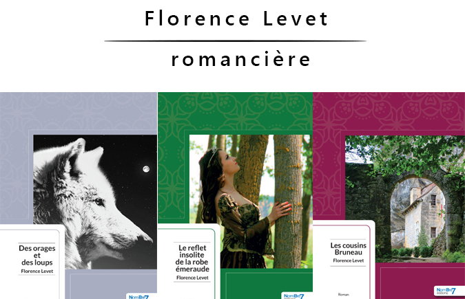 Nombre7 & la réédition des romans de Florence Levet