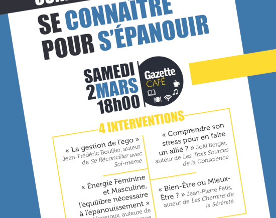 Événement Nombre7 : la conférence débat au Gazette café de Montpellier